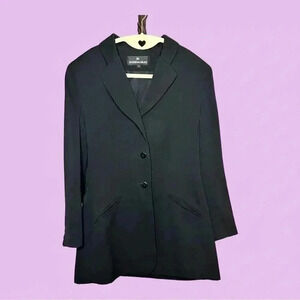 Donna Gray 3-Button Black Blazer Size 2